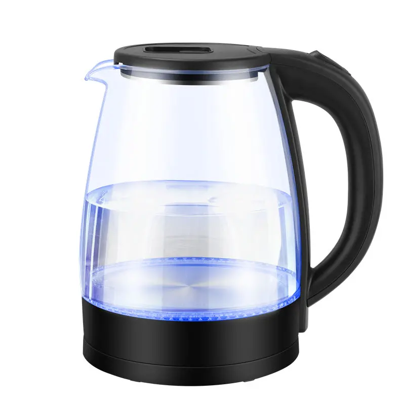 New 2L Large Capacity Blue Light Glass Electric Kettle 1500W Automatic Temperature Control Electric Kettle Heater For Home Use