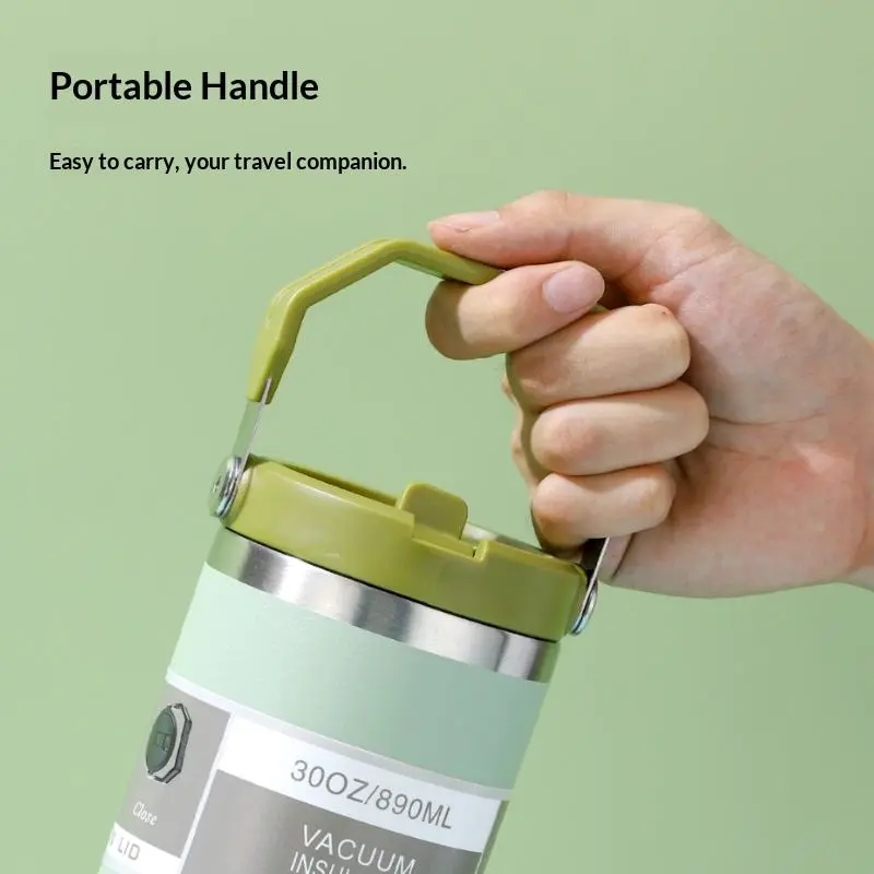 Cross-border 304 Double-layer Vacuum Insulation Stainless Steel Cup 6-12 Hours Thermal Insulation Portable Car/outdoor Use