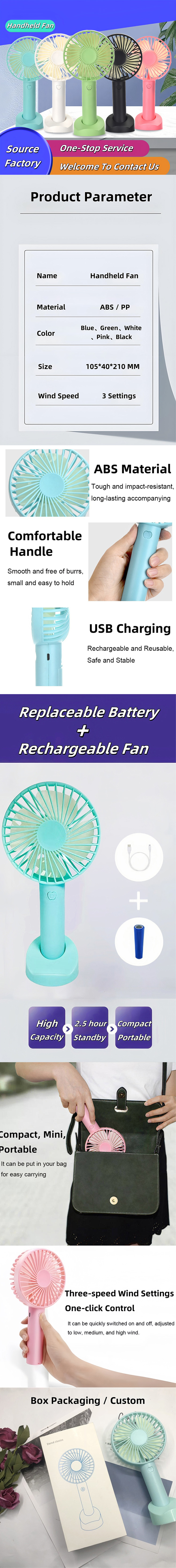 Mini Electric Fan Detail