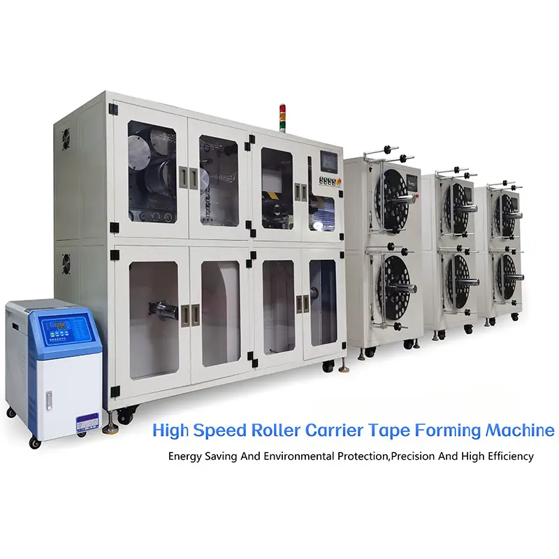 8-24mm High Efficiency And Precision High Speed Roller Carrier Tape Forming Machine