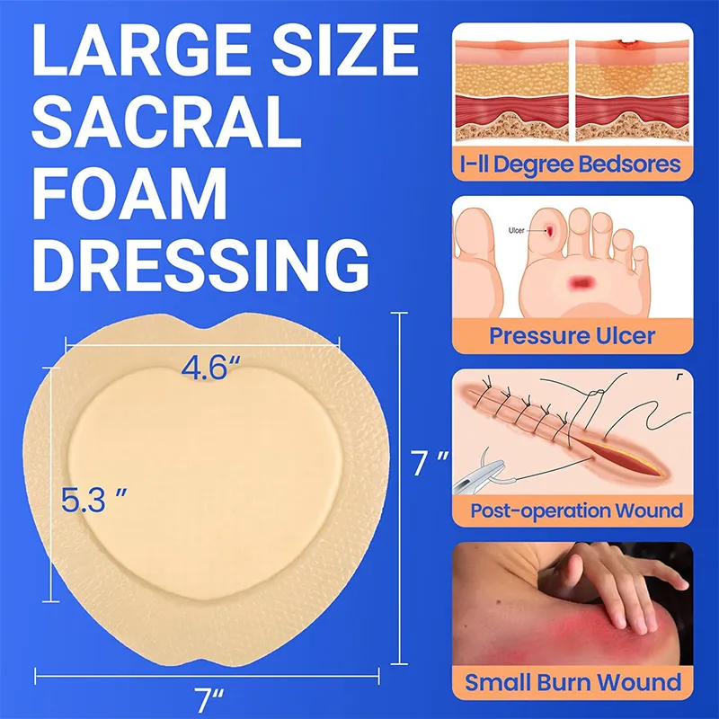 Silicone Foam Dressing Detail 1