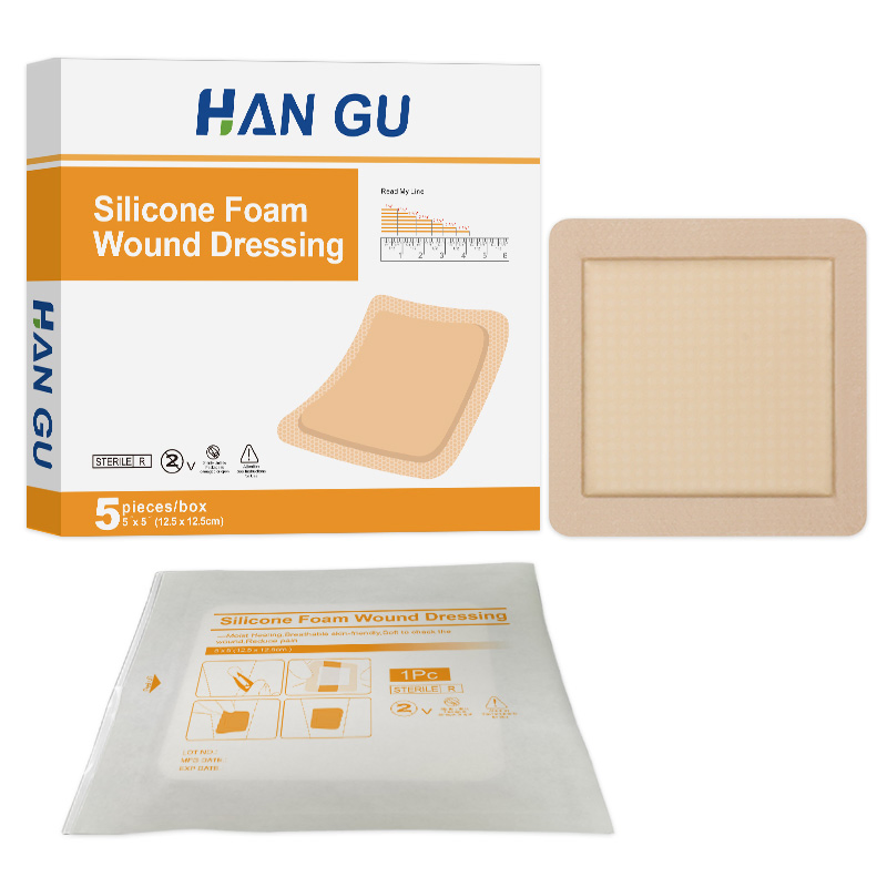 Medical Silicone Foam Dressing with Border for Optimal Healing