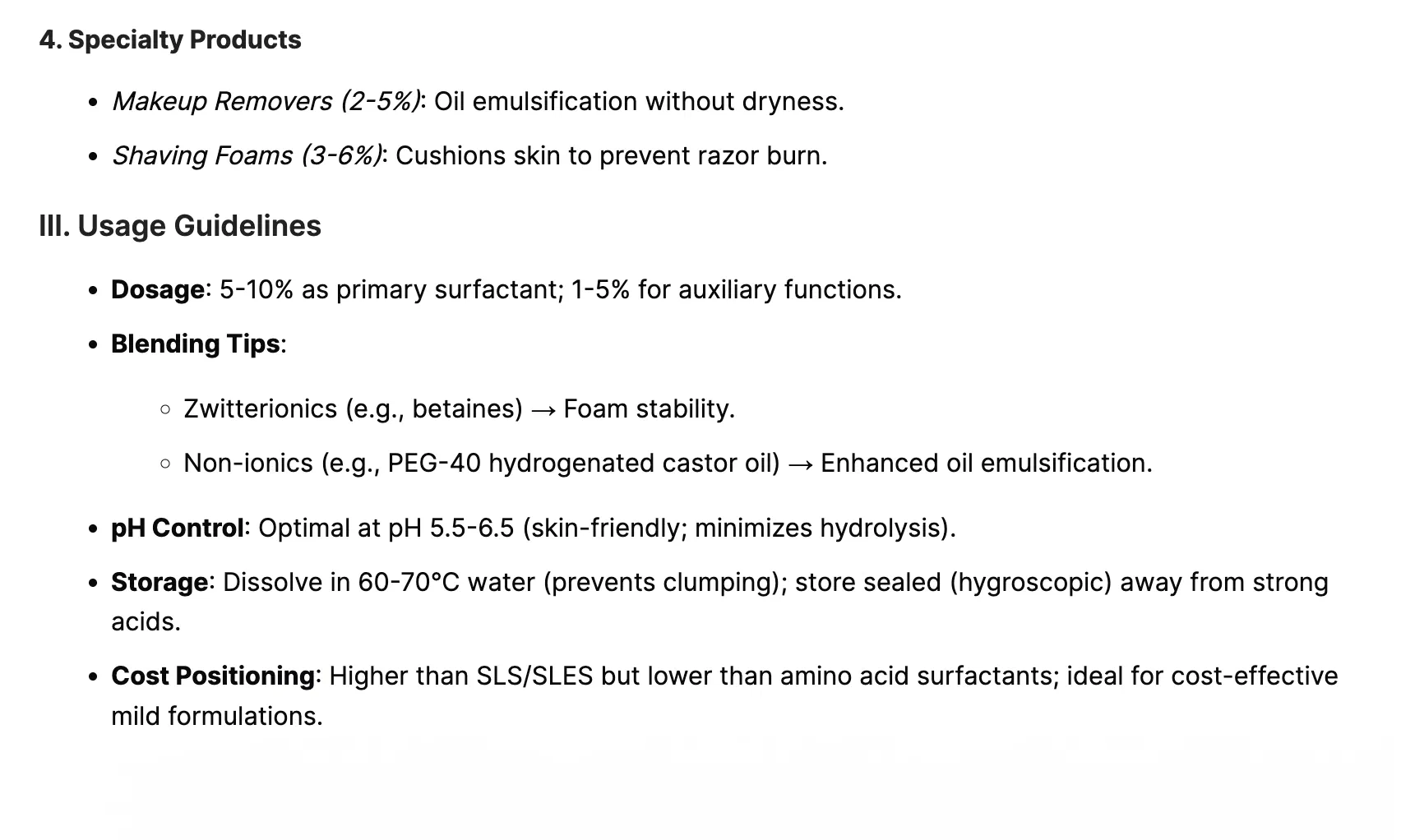 Materials Potassiam Monoalkyl Phosphate