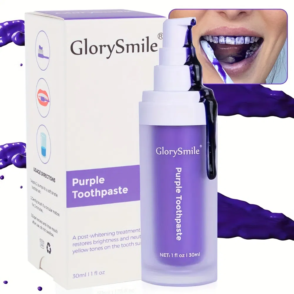 Teeth Whitening Purple Toothpaste