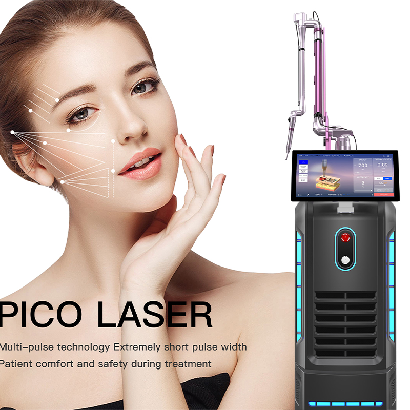 Lefis Q Switch ND YAG Laser Tattoo Removal 1064nm 532nm Q Switched ND YAG Laser Skin Whitening Machine