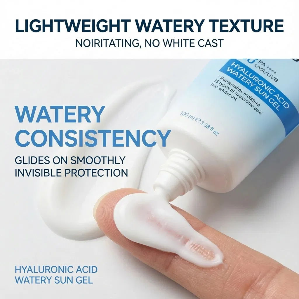 Balry Best SPF60 Face Sunscreen UV Protection Hyaluronic Acid Moisturizing Sun Cream