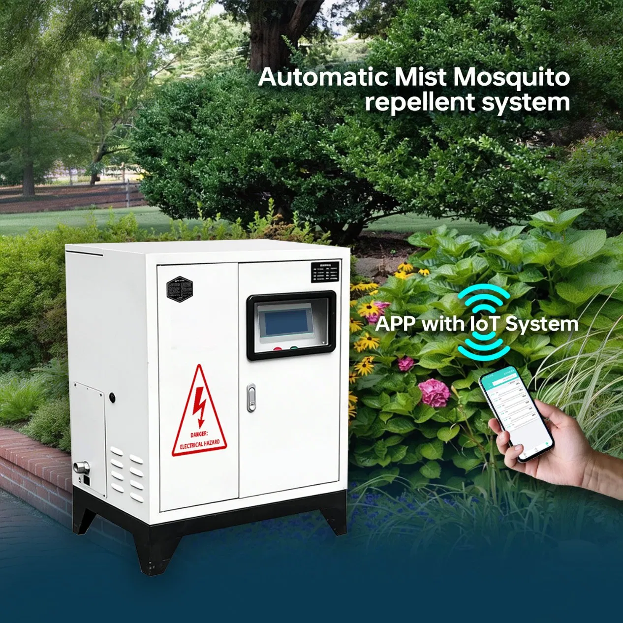 Golf Course Green Moisturizing Misting System Fog Machine for Mosquito Repellent