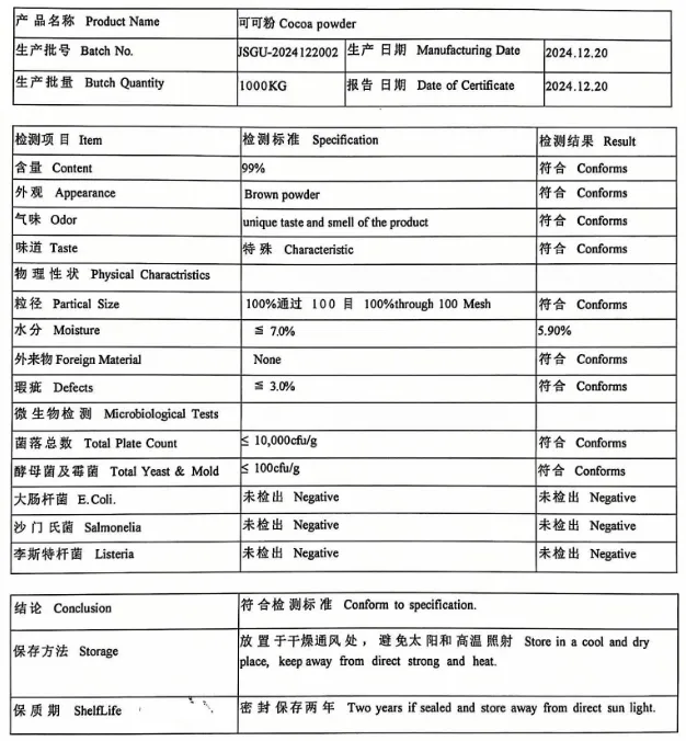 Alkalized Cocoa Powder