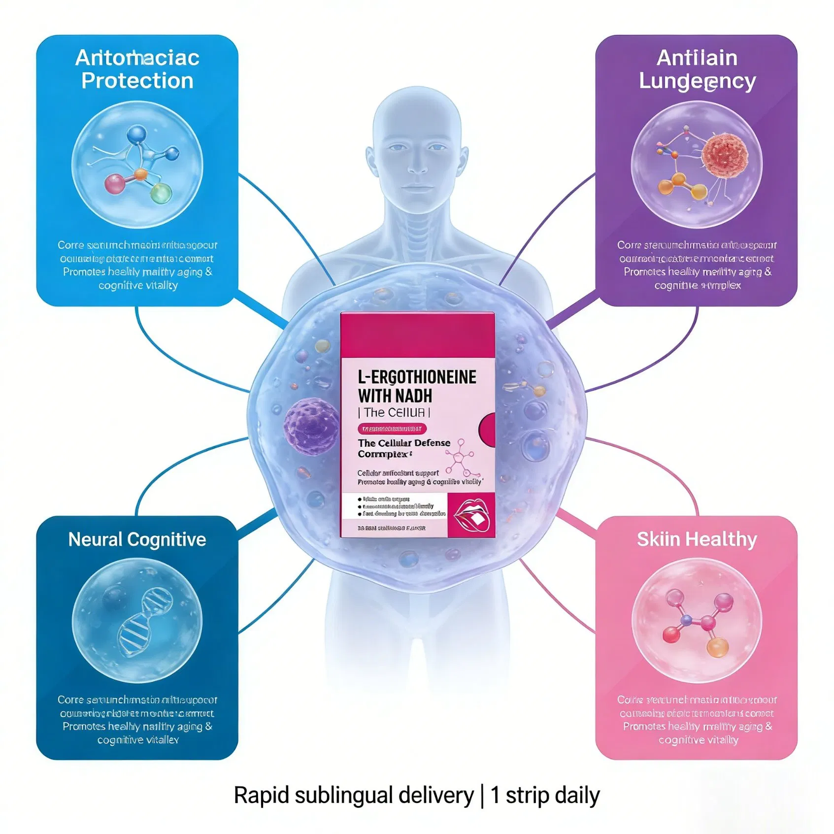 Ergothioneine Supplement for Optimal Health and Vitality L-Ergothioneine Capsule