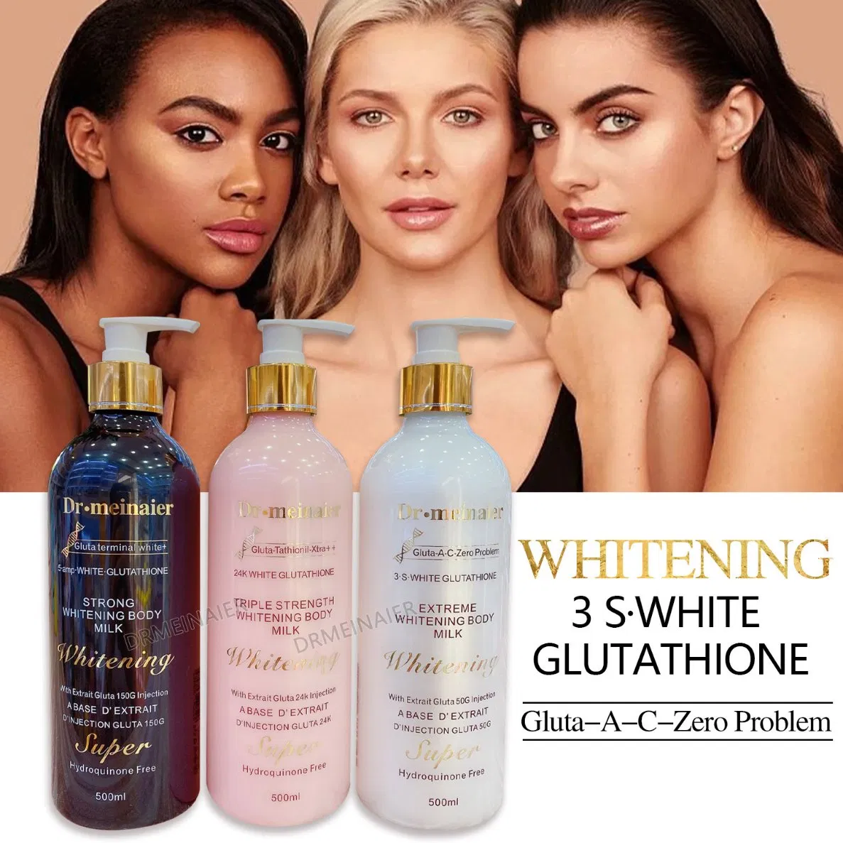 Gold Glutathione Body Lotion Moisturizing, Brightening and Firming Lotion
