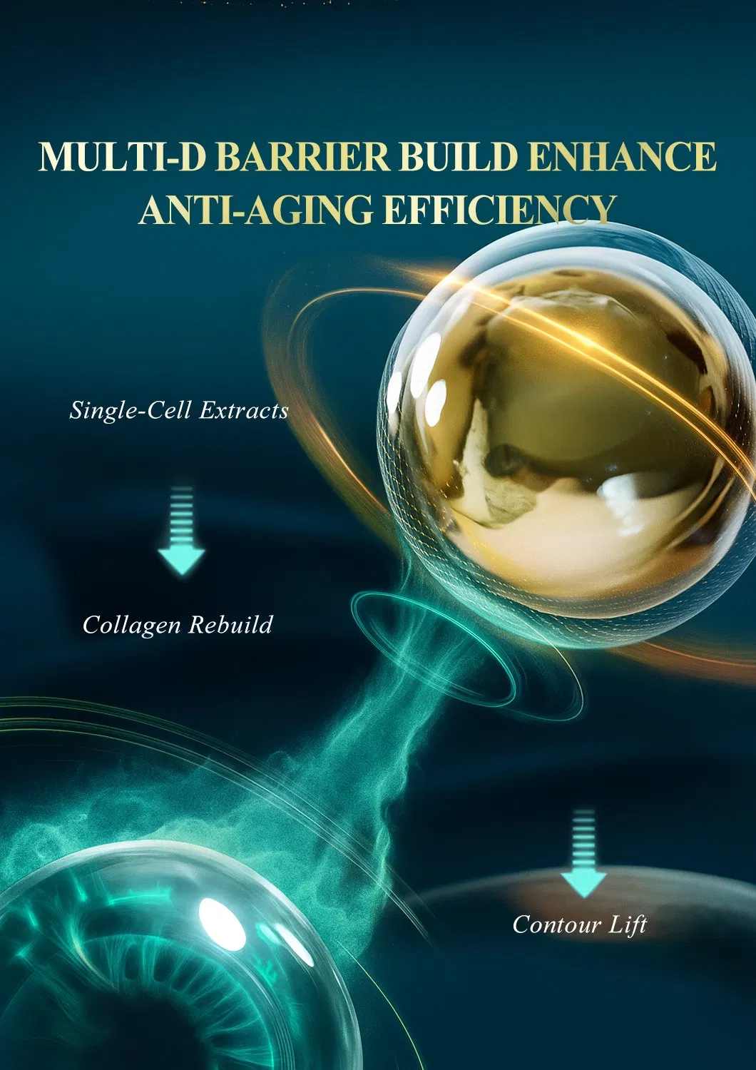 Deep Sea Extract Antioxidant Moisturizing Firming and Anti - Aging Skin Care Set