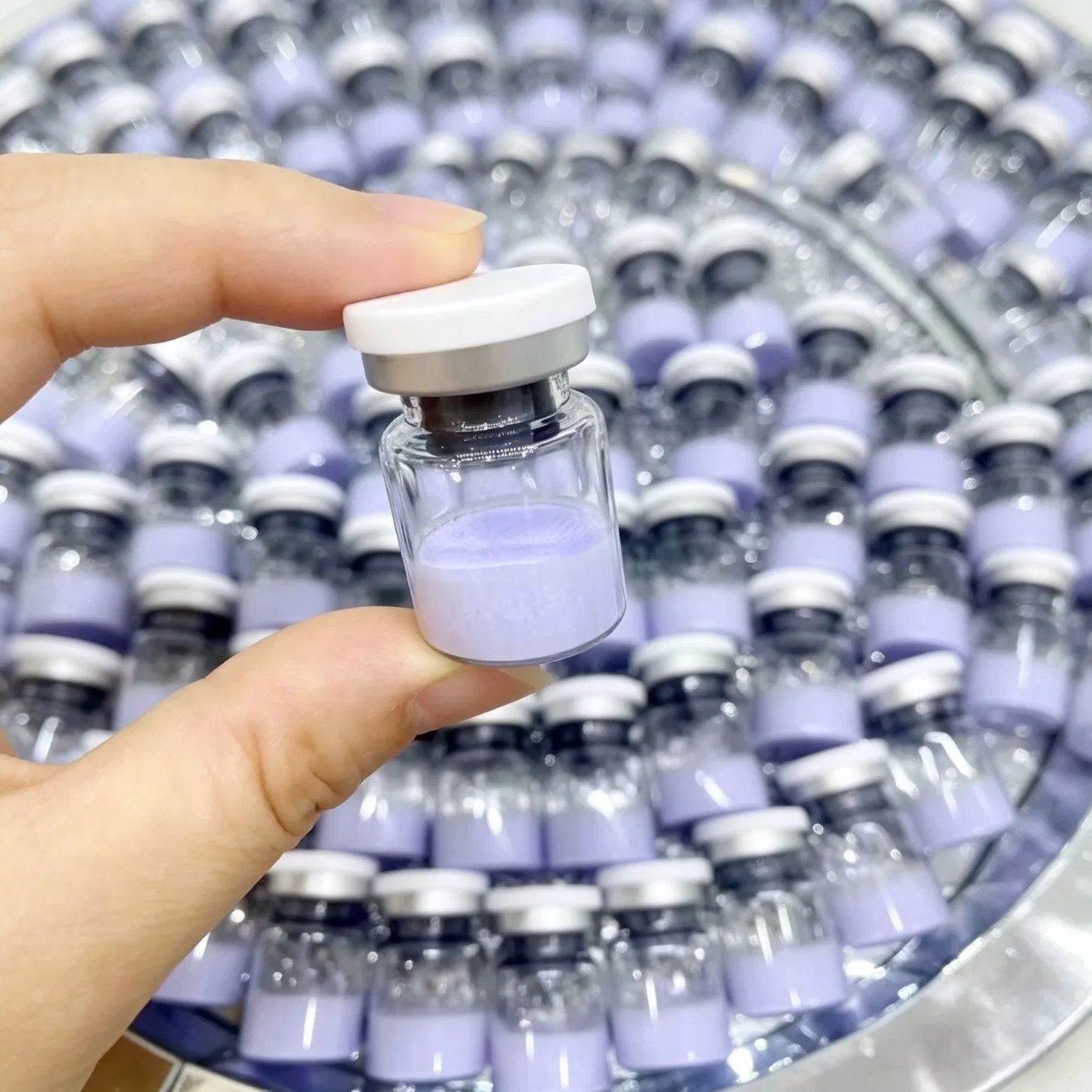 Cosmetic Active Ingredient Copper Tripeptide-1 Blue Copper Peptide Ghk-Cu