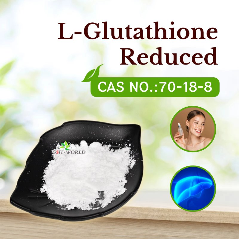 Antioxidation L-Glutathione Reduced Skin Whitening Cosmetic Grade Glutathione Gluten Free