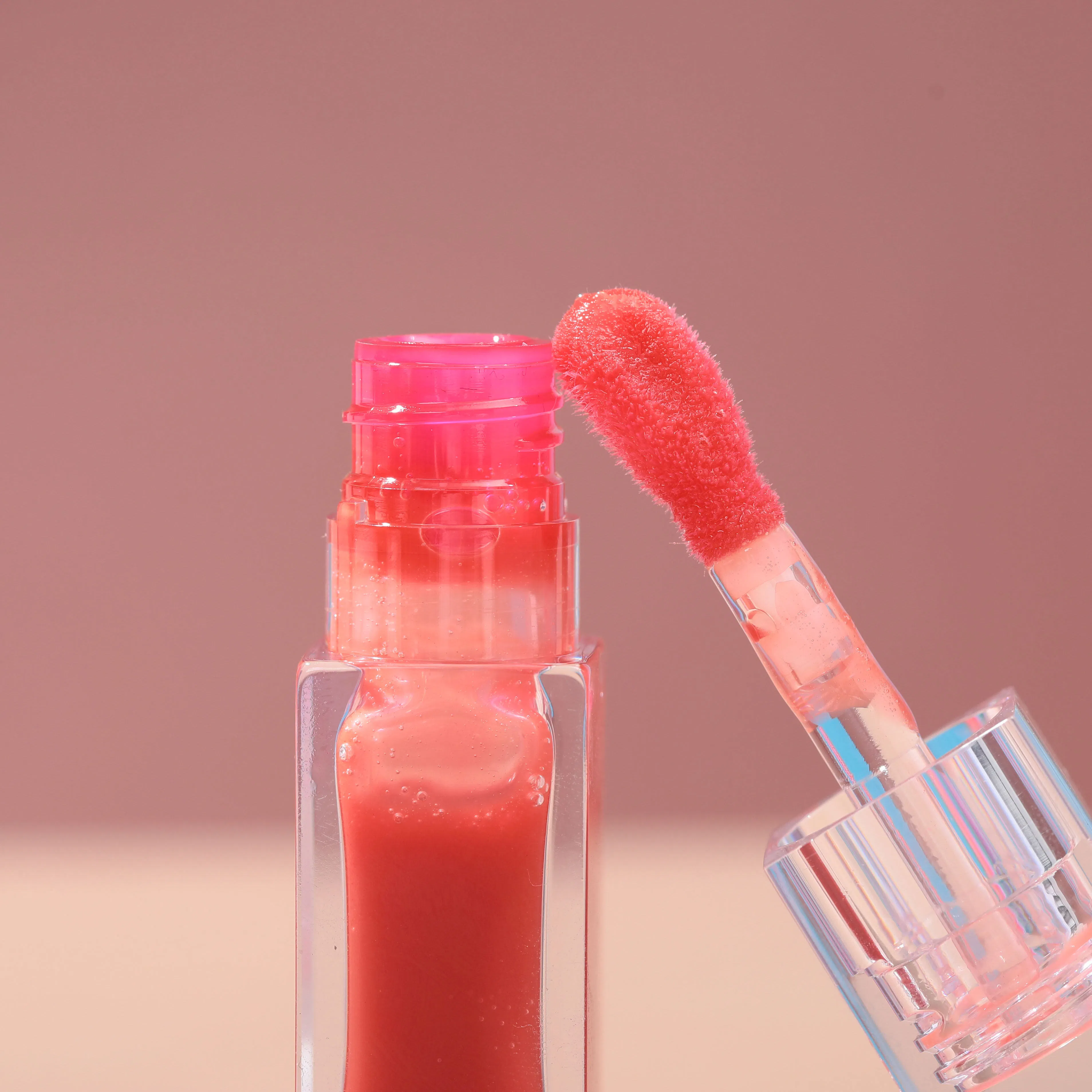 Hot Selling Wholesale Your Logo Shimmer Pink Magic Colour Tint Lip Change Color Changing Non-Sticky Moisturizing Lip Oil