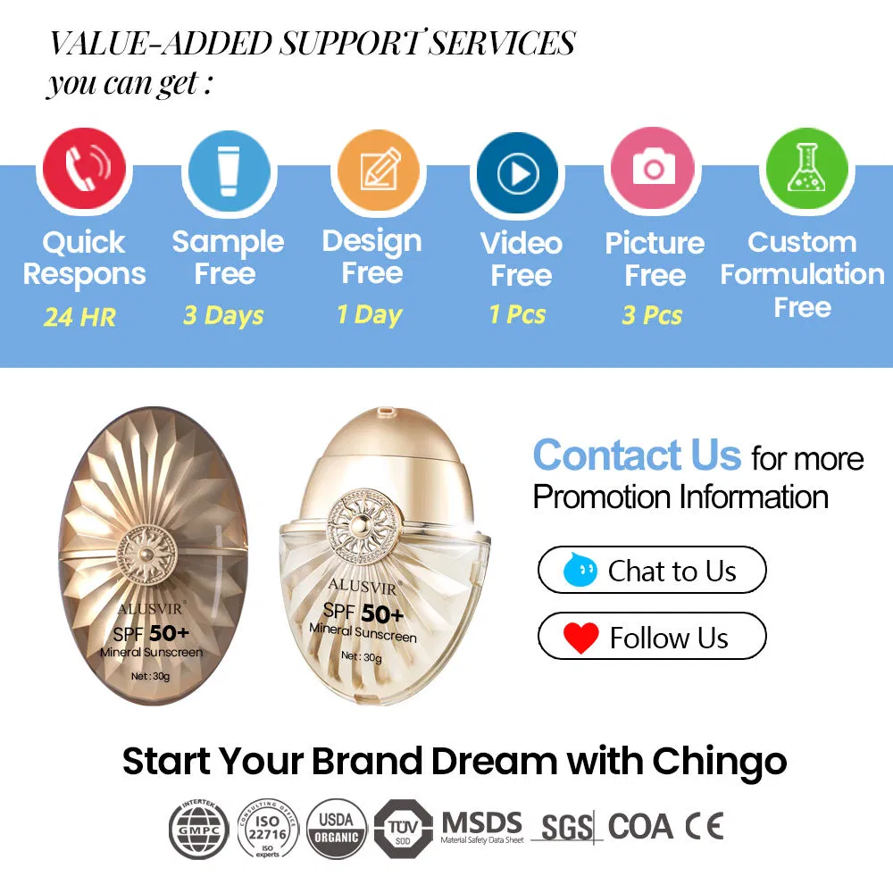 SPF 50 UV Protection Face Body Refreshing Moisturizing Sun Screen