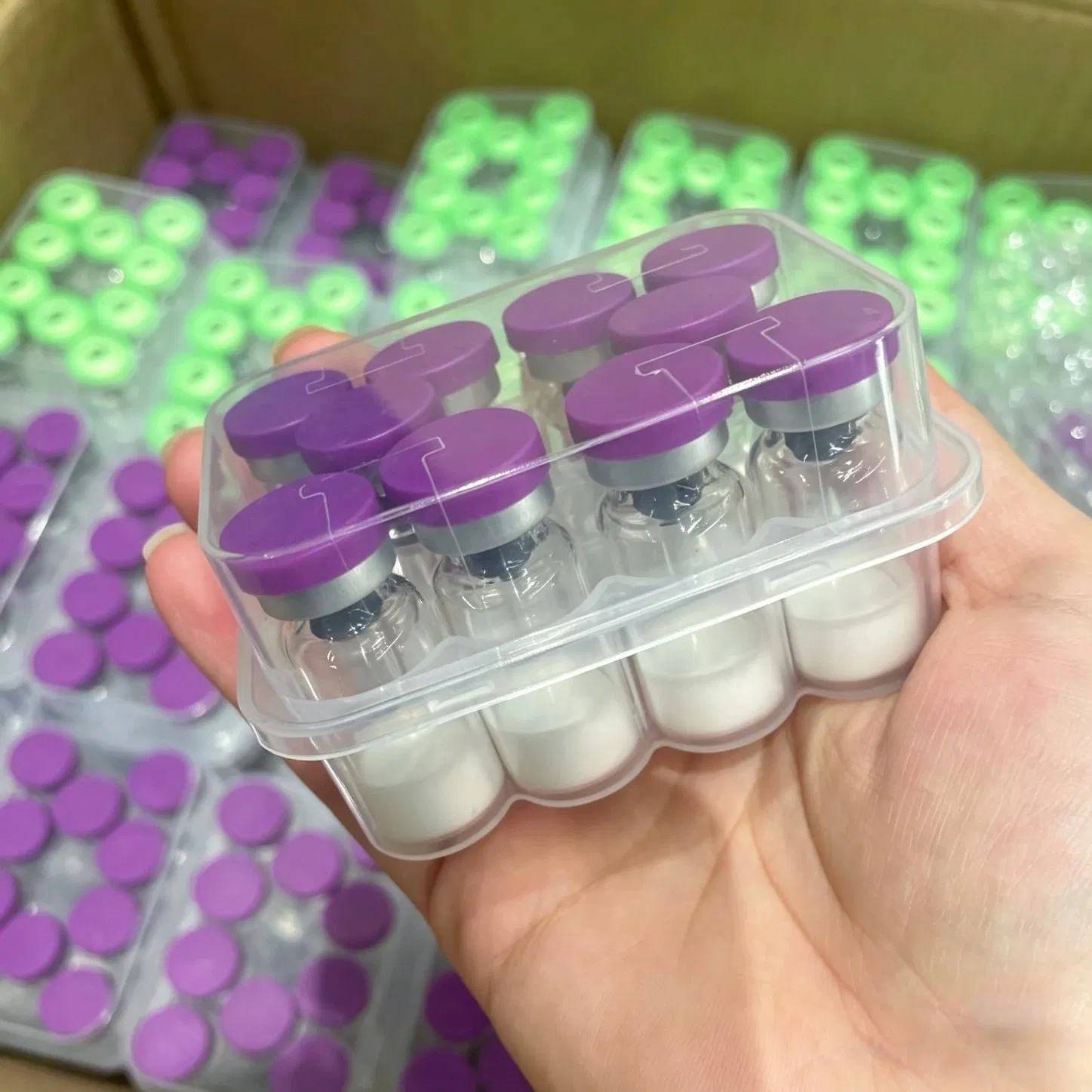 Cosmetic Active Ingredient Copper Tripeptide-1 Blue Copper Peptide Ghk-Cu