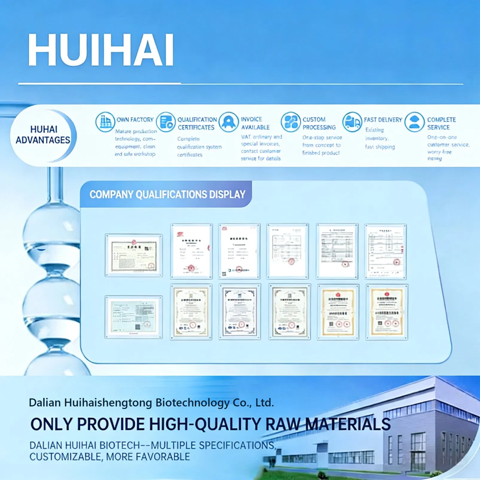 Ghk-Cu Lifting Firming Anti-Sagging Skin Raw Material