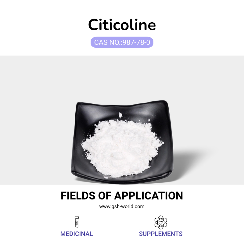 Citicoline Improves Cognition and Focus Dietary Supplement Raw Material 987-78-0