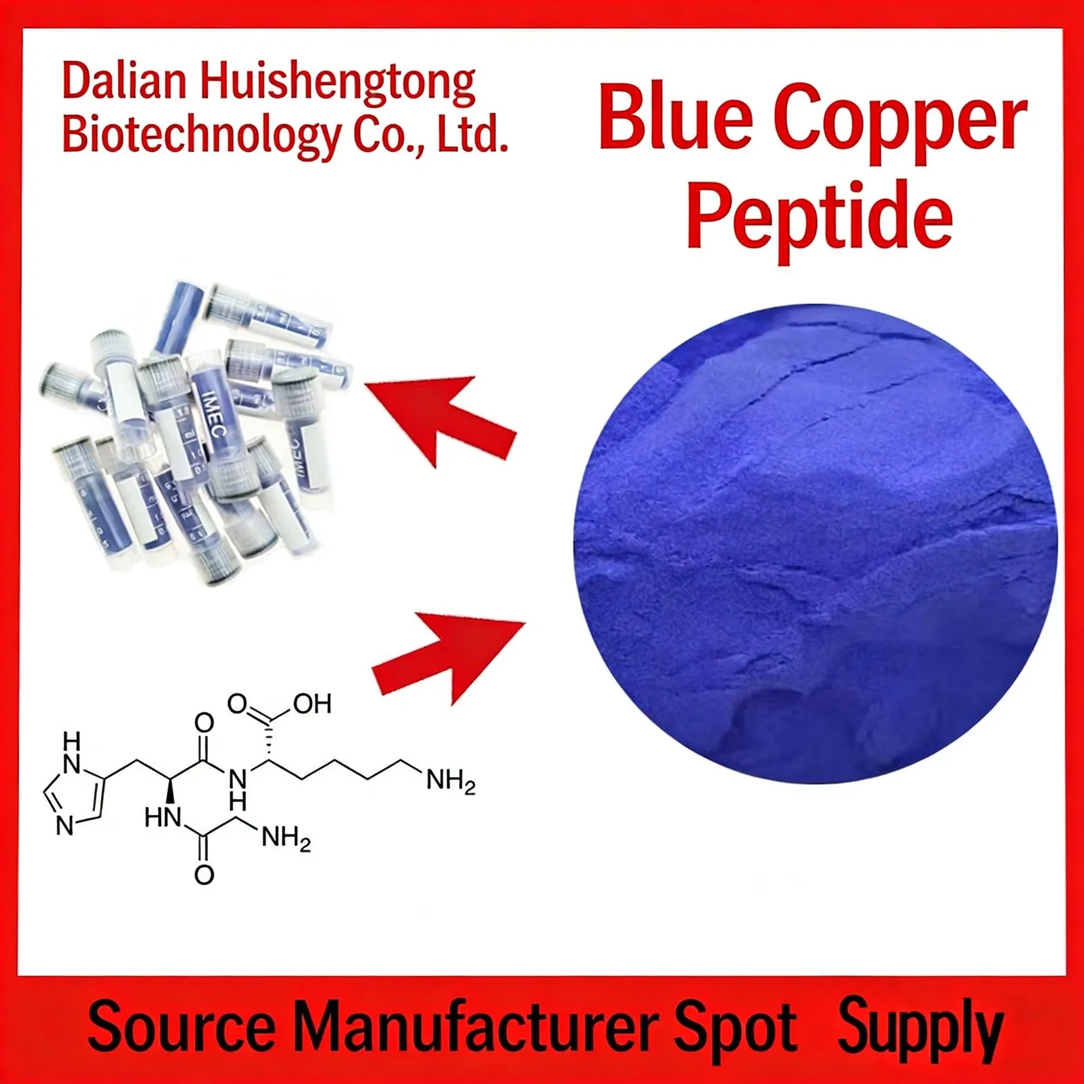 Ghk-Cu Lifting Firming Anti-Sagging Skin Raw Material