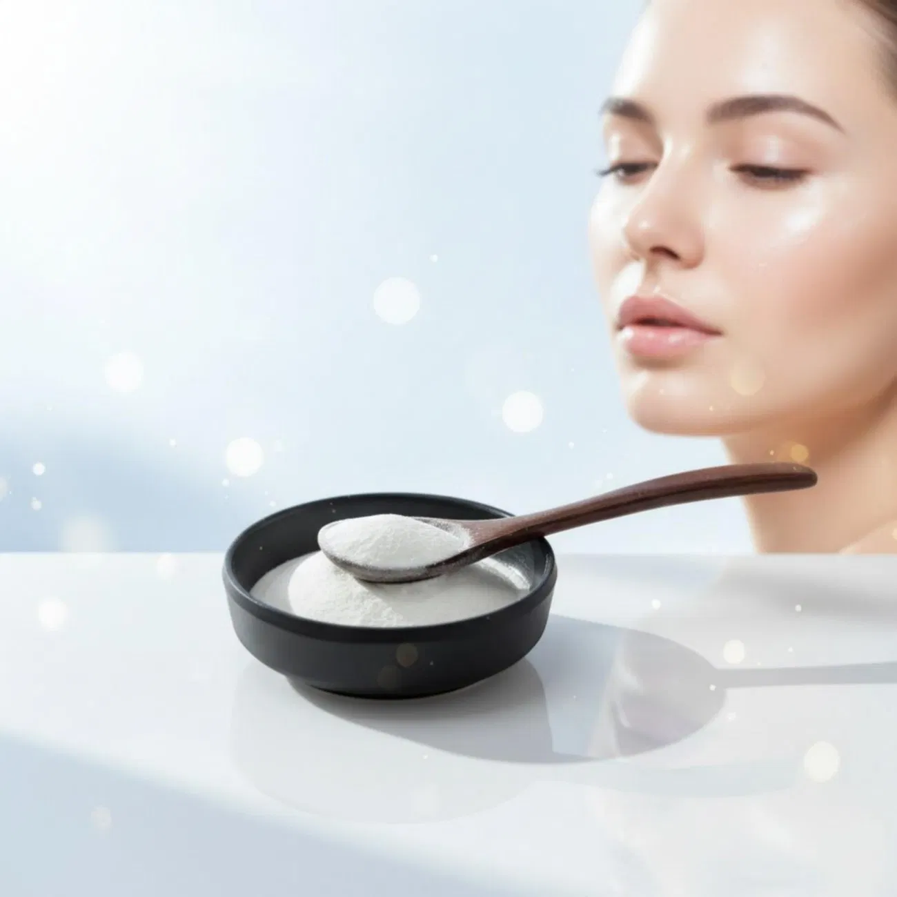 High Quality Factory Supplied Cosmetic Raw Material 98-99% Pure OEM CAS 9067-32-7 Hyaluronic Acid Ha Powder