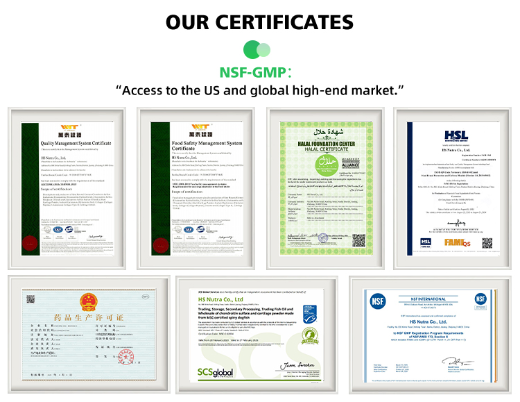 Supply Bovine Chondroitin Powder High Purity Chondroitin Sulfate Sodium Raw Material