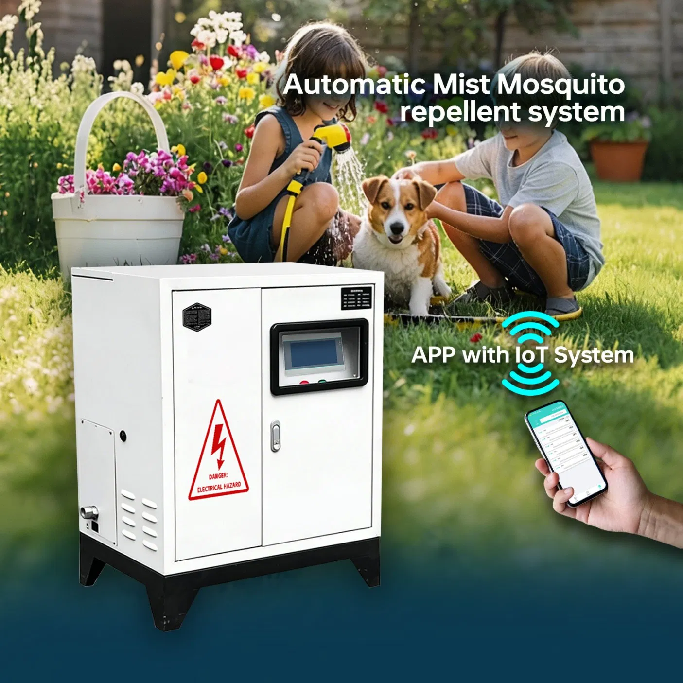 Golf Course Green Moisturizing Misting System Fog Machine for Mosquito Repellent