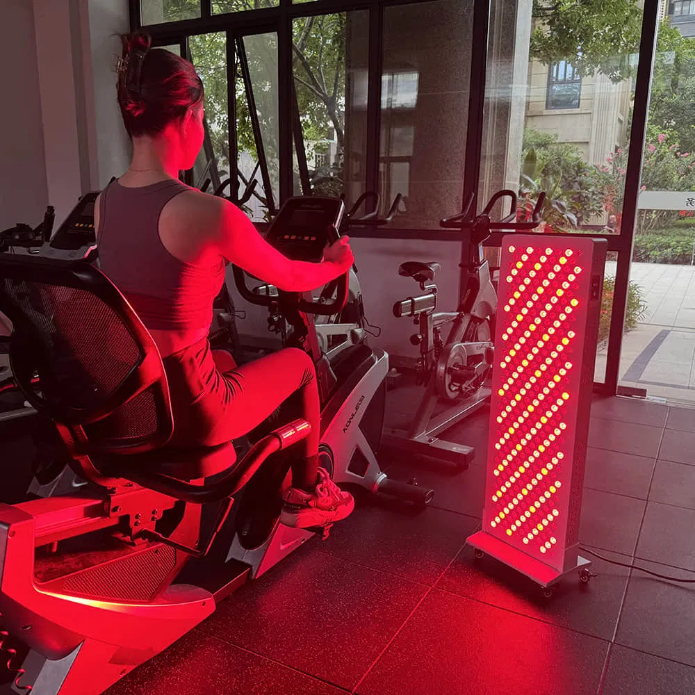 High Quality Custom Aluminum Portable 850nm Panel Photon Red Light Therapy Facial Body Light Therapy Machine PDT Light for Whitening