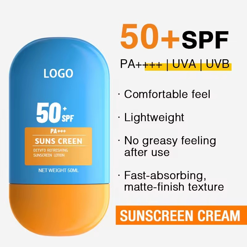 Wholesale Sunscreen SPF 50 Organic Waterproof Moisturizer UV Protection High Multiples Lasting Sunscreen