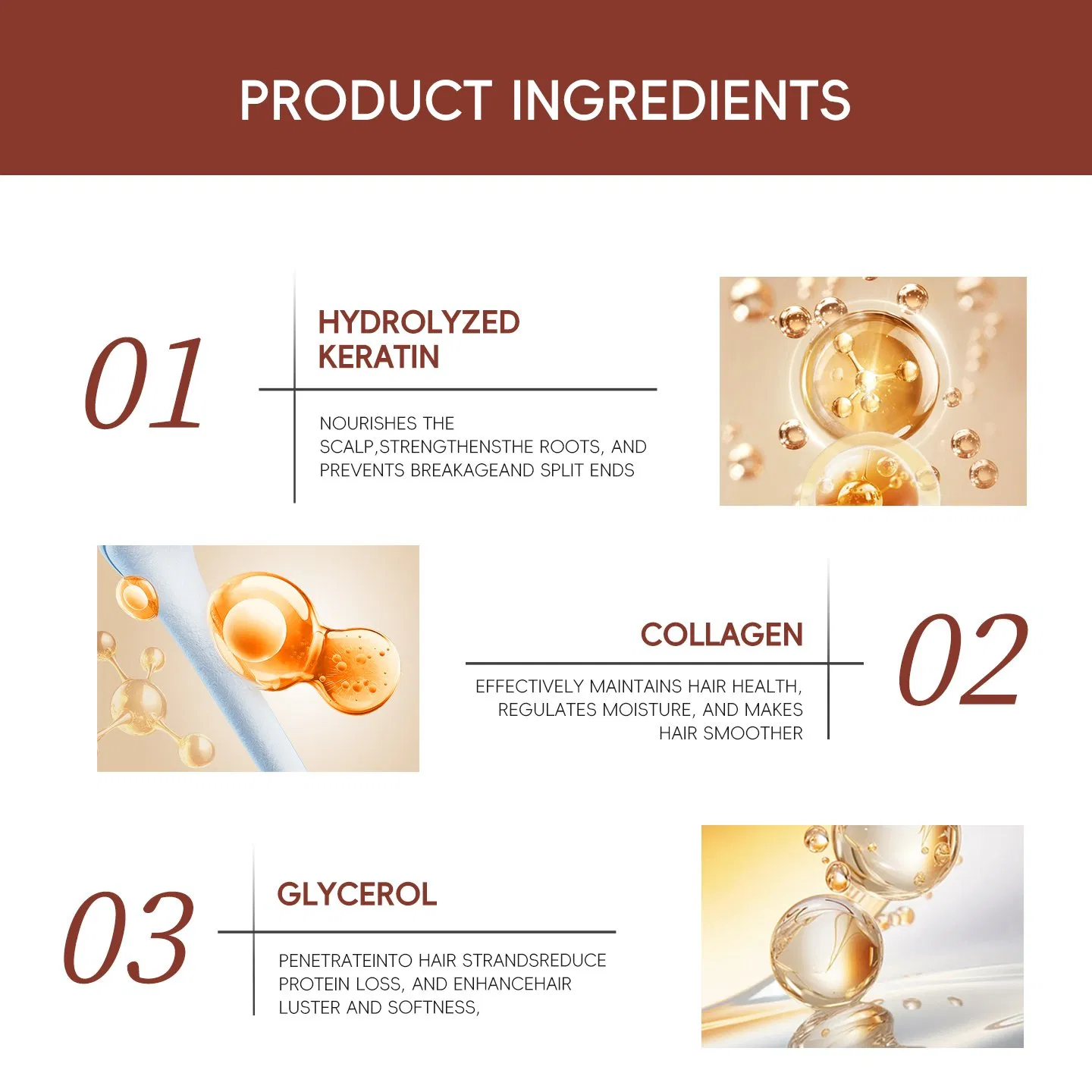 Youthful Repair Dry Hair Treatment Shiny Smooth Keratin Moisturizing Hair Mask