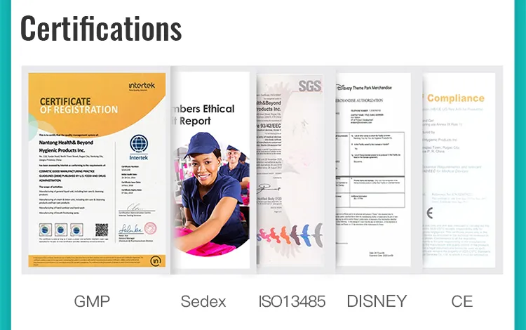 Certifications Sheet