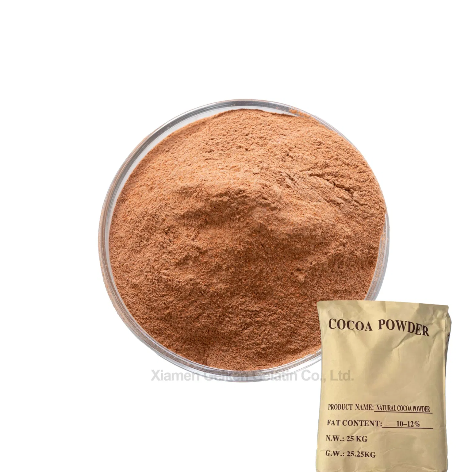 Industrial 25kg Bag Bulk Cocoa Powder Food Processing Raw Material for Chocolate