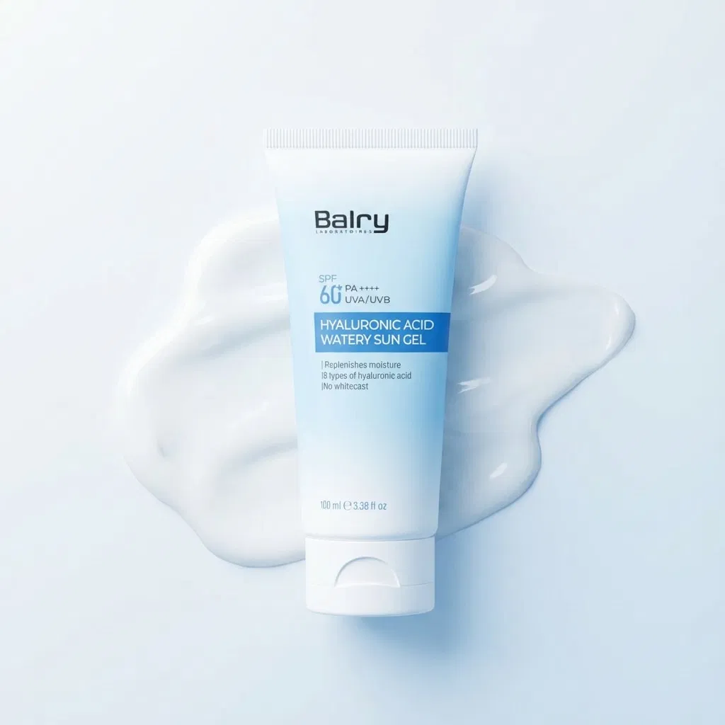 Balry Best SPF60 Face Sunscreen UV Protection Hyaluronic Acid Moisturizing Sun Cream