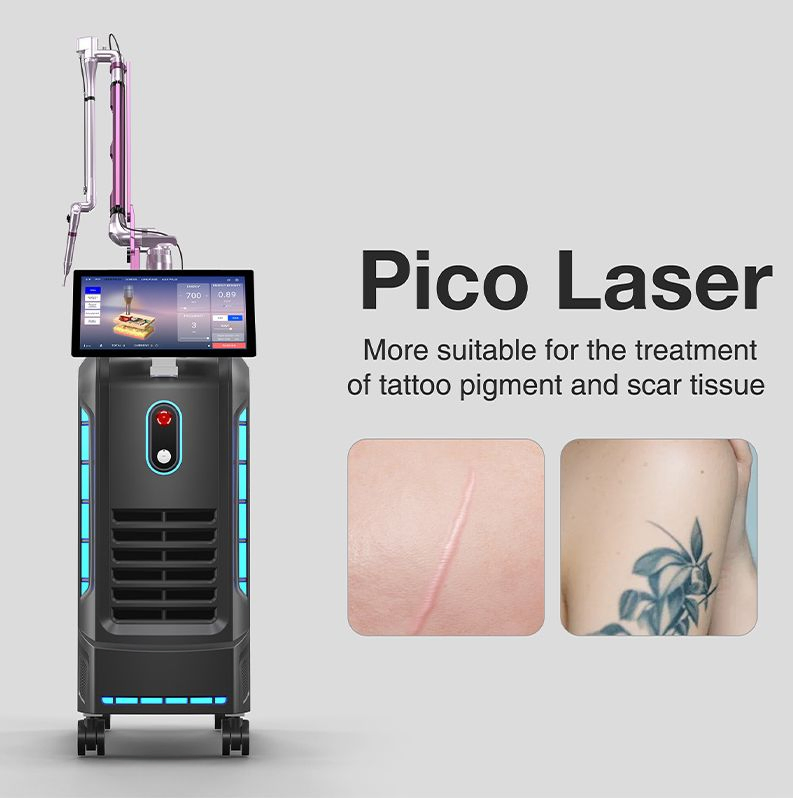 Lefis Q Switch ND YAG Laser Tattoo Removal 1064nm 532nm Q Switched ND YAG Laser Skin Whitening Machine