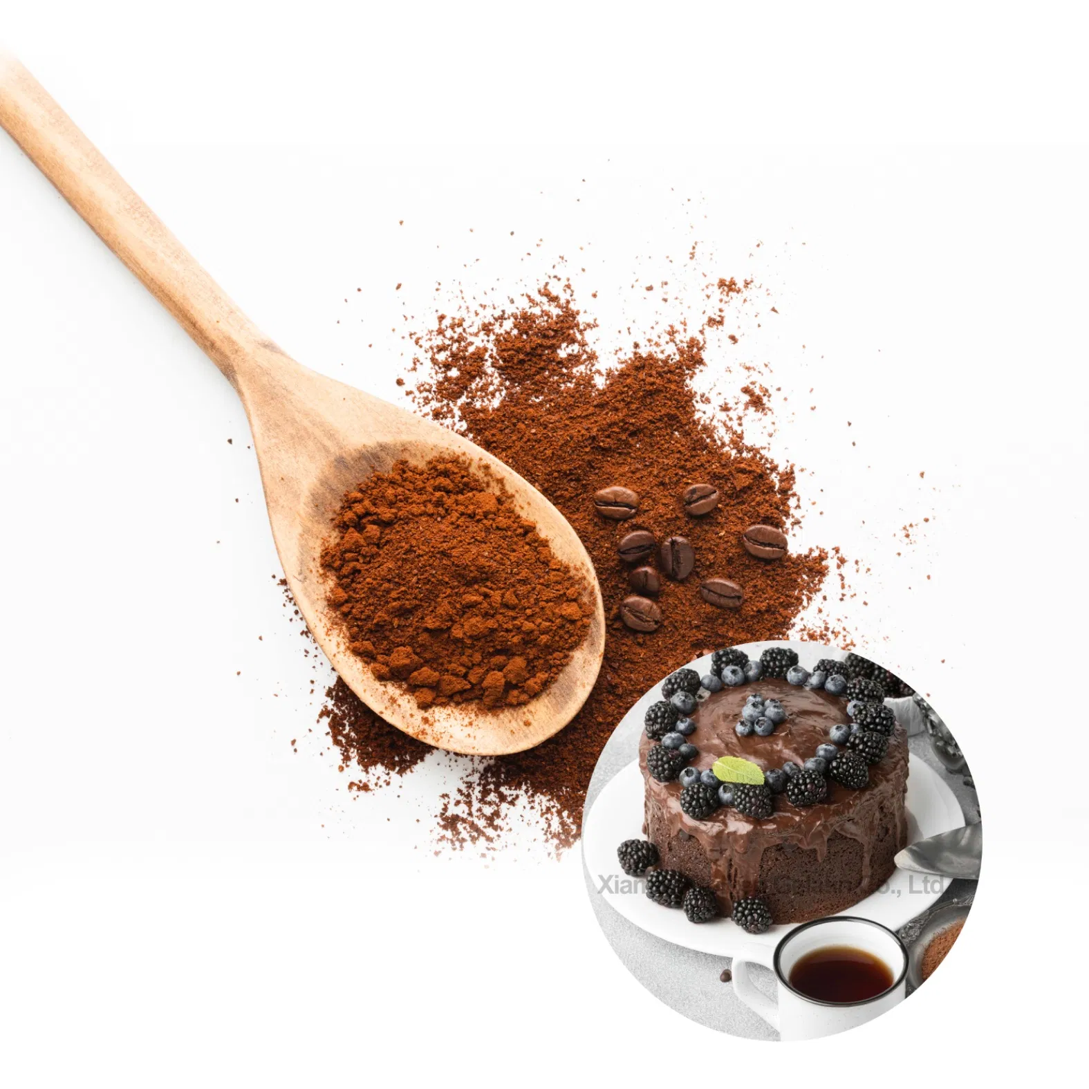 Industrial 25kg Bag Bulk Cocoa Powder Food Processing Raw Material for Chocolate