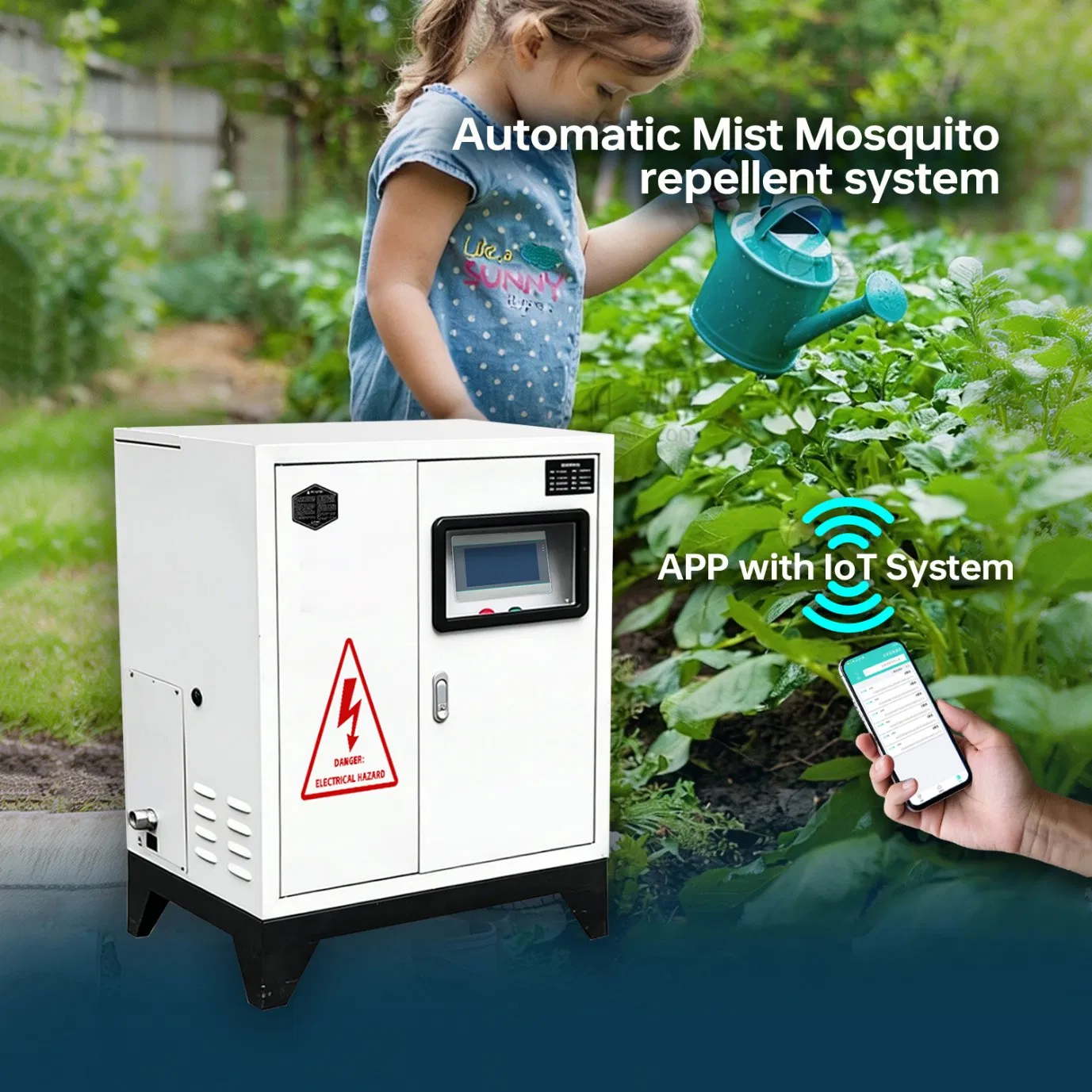 Golf Course Green Moisturizing Misting System Fog Machine for Mosquito Repellent