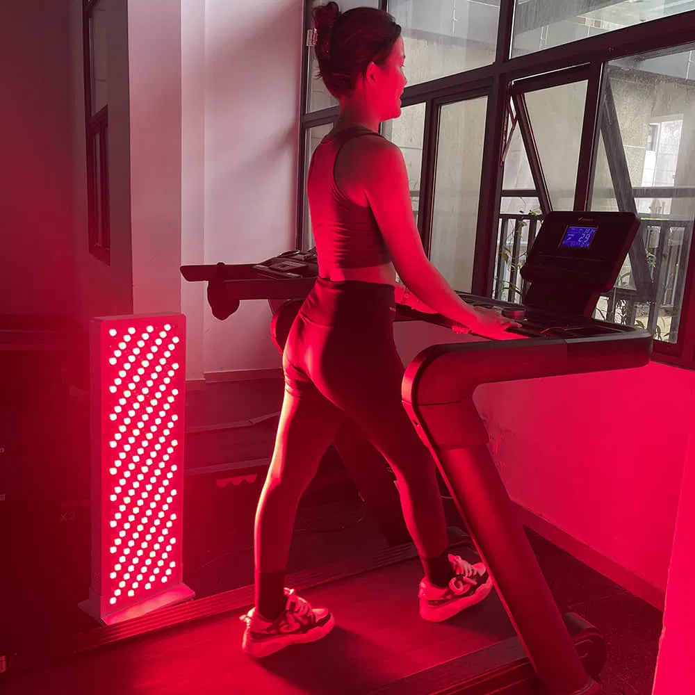 High Quality Custom Aluminum Portable 850nm Panel Photon Red Light Therapy Facial Body Light Therapy Machine PDT Light for Whitening