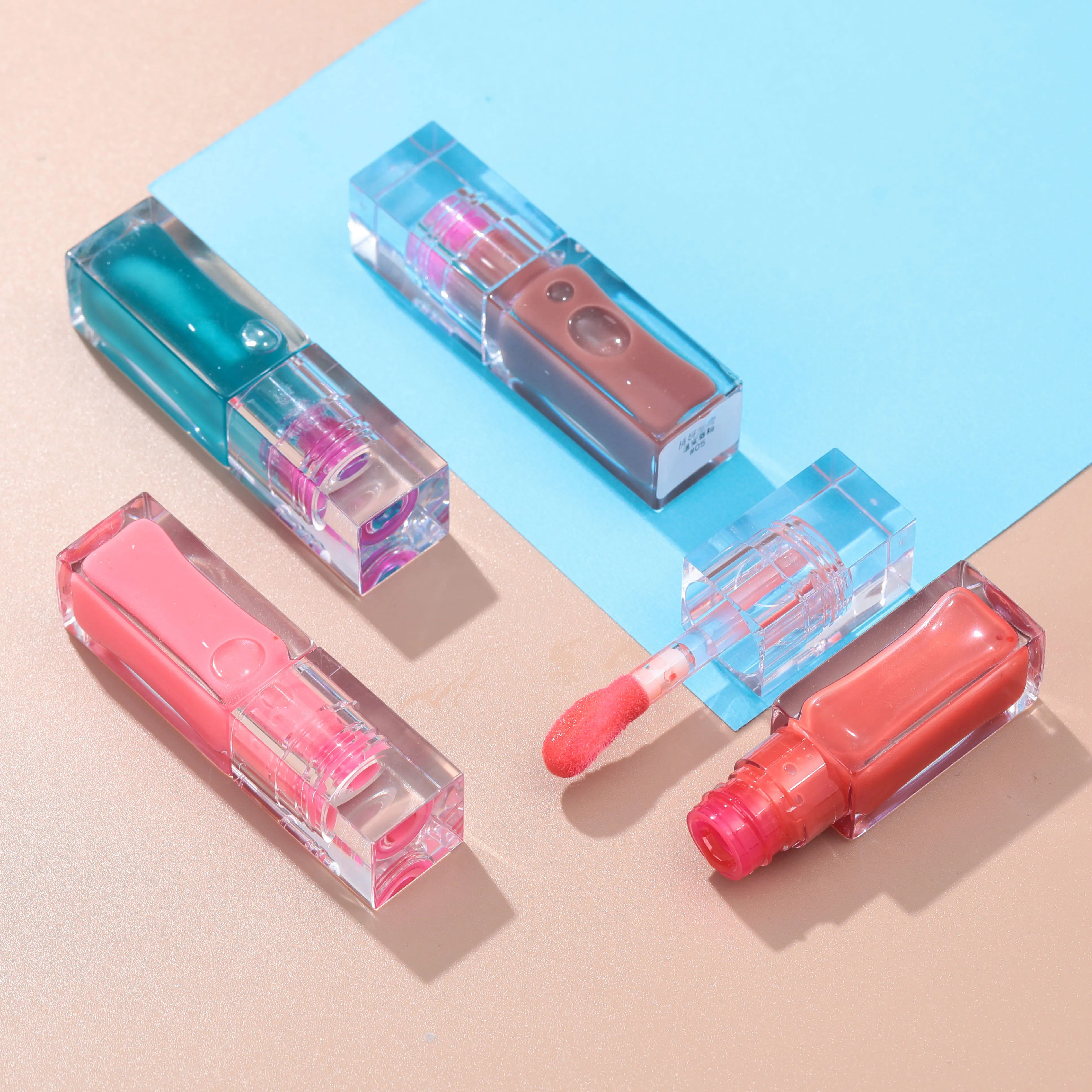 Hot Selling Wholesale Your Logo Shimmer Pink Magic Colour Tint Lip Change Color Changing Non-Sticky Moisturizing Lip Oil