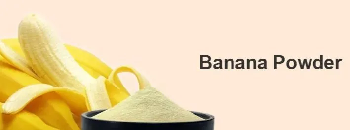 Suministro de fábrica de polvo de jugo de plátano orgánico natural liofilizado