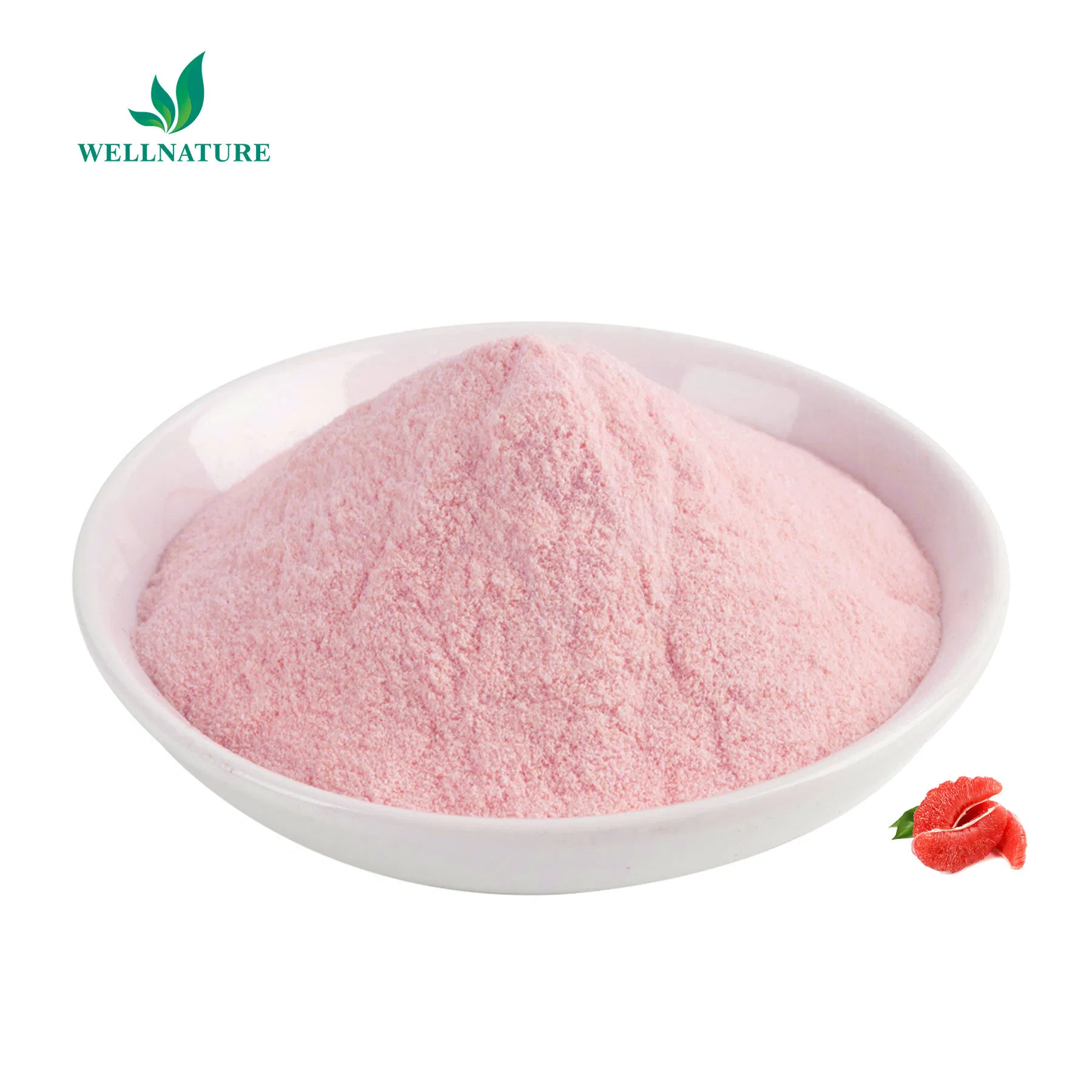 Polvo de jugo de pomelo rojo instantáneo de grado alimenticio, polvo de fruta cítrica roja