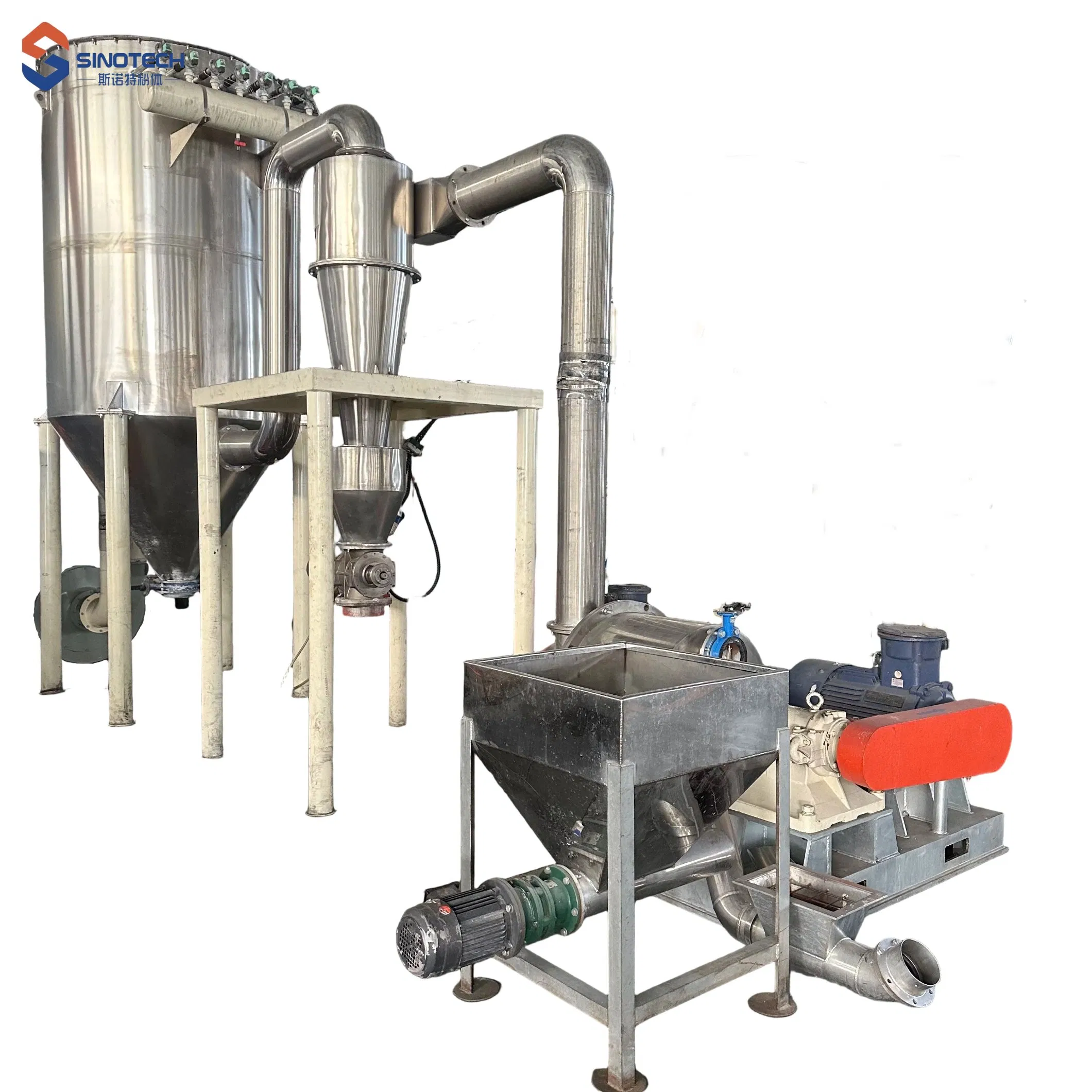Molino pulverizador ultrafino de ajo y cebolla en polvo industrial para alimentos deshidratados