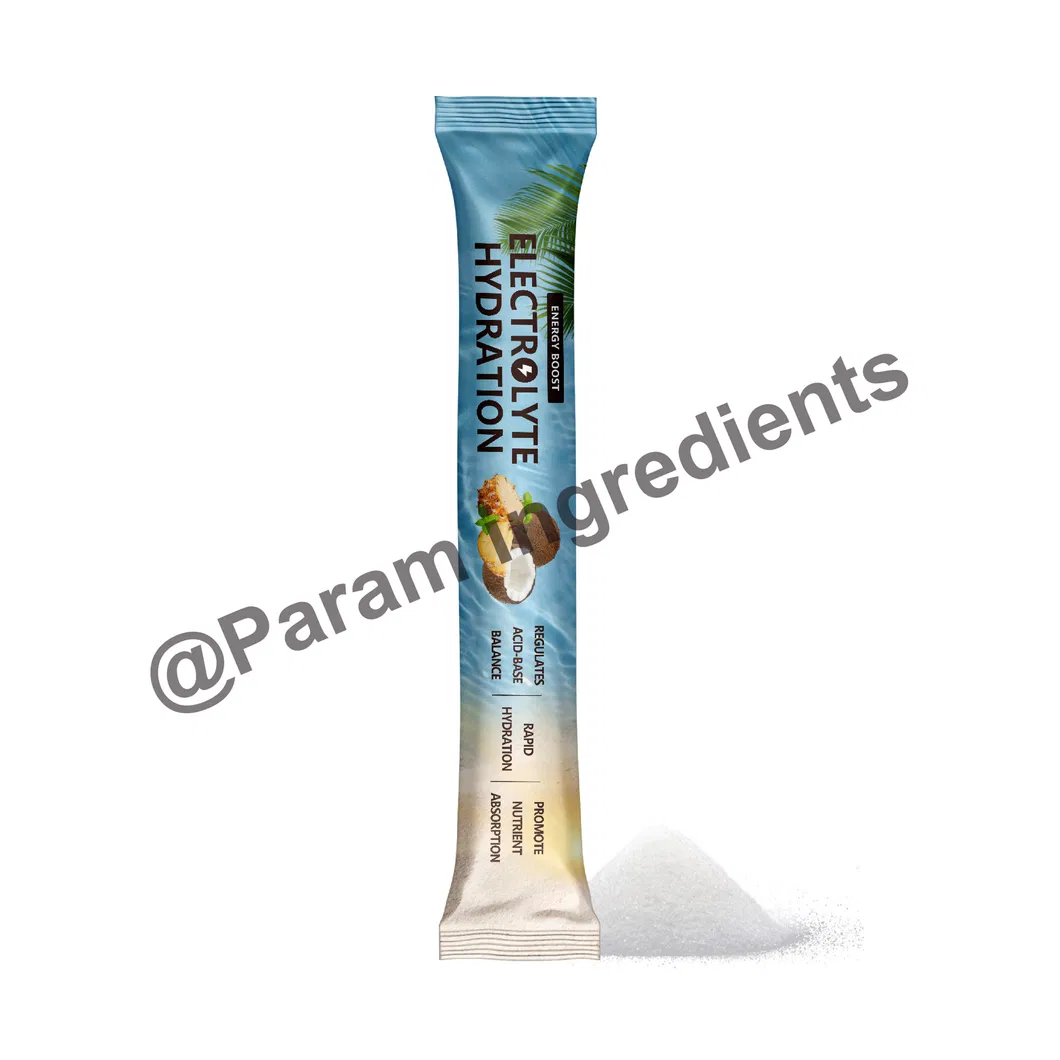 Paquete de Stick de Hidratación de Electrolitos de Fruta Dragón Etiqueta Privada Polvo de Bebida Tropical Vibrante