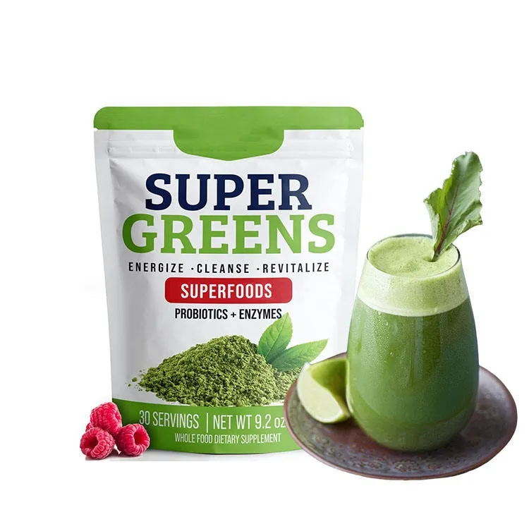 32 Polvo de Supervegetales Nutritivos Polvo de Jugo Verde Superalimento