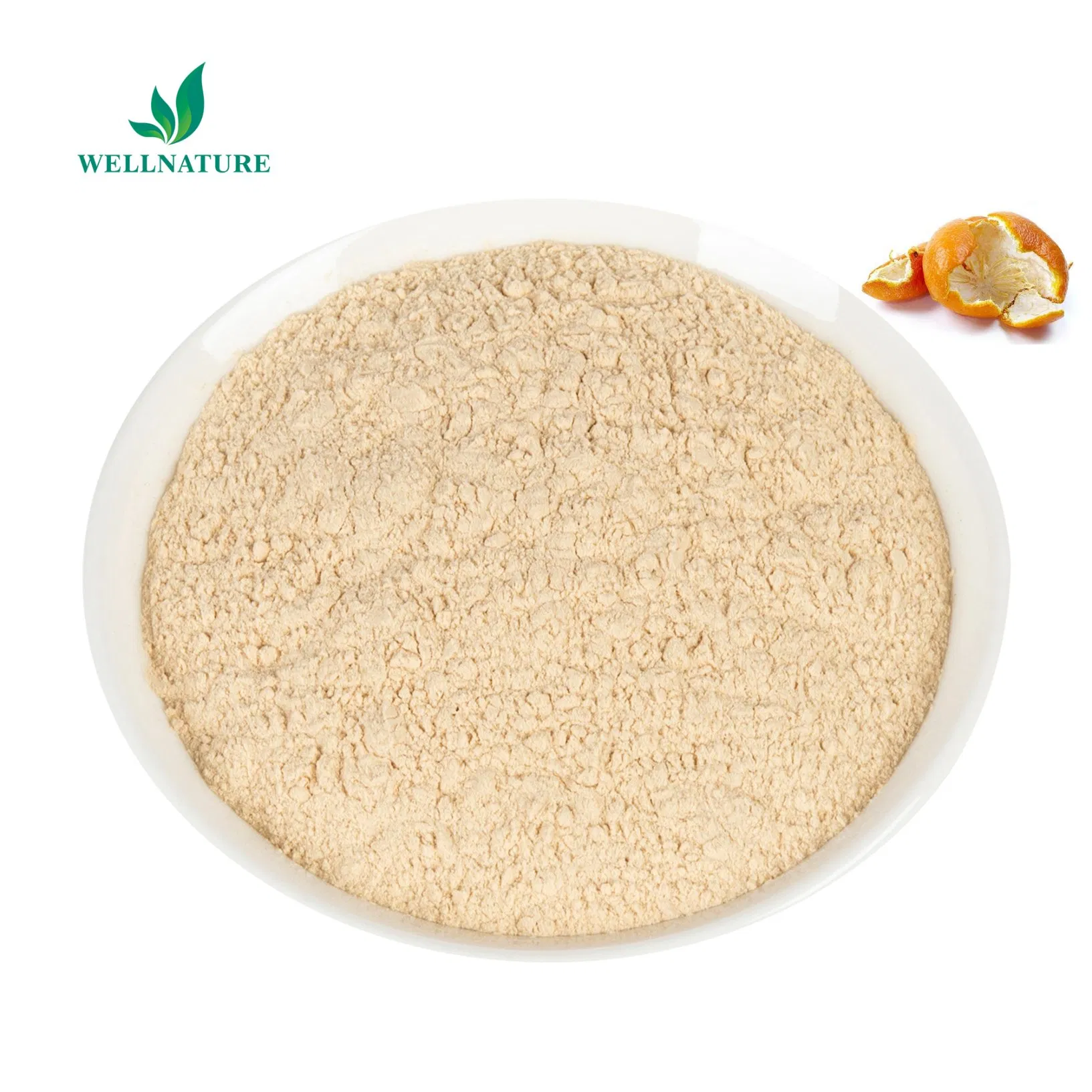 Polvo de fruta de naranja dulce orgánica convencional, polvo de jugo de naranja liofilizado, materia prima