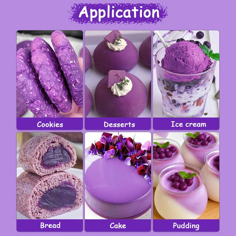 100% Polvo de raíz de ñame silvestre puro y natural, polvo de ñame morado, polvo de ube