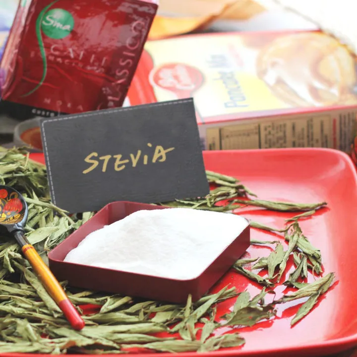 Sin Amargor Después Extracto de Hoja de Stevia Orgánica en Polvo Edulcorante Precio 90%Glucosylated Glucósidos de Estivol