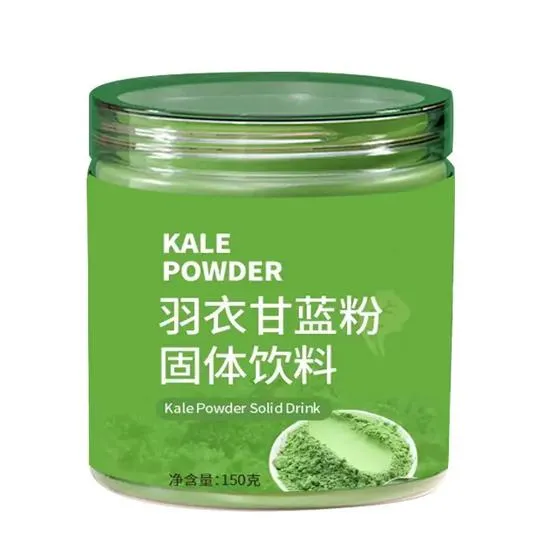 Polvo de Kale Orgánico Natural Puro Verde en Polvo de Verduras