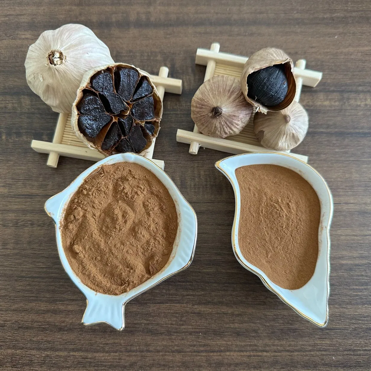 100% Polvo de Ajo Negro Chino Puro, un Superalimento Versátil y Rico en Nutrientes