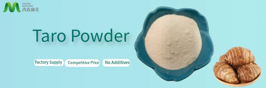 Proveedor Premium Alta Calidad Puro Polvo de Raíz de Taro Orgánico de la UE