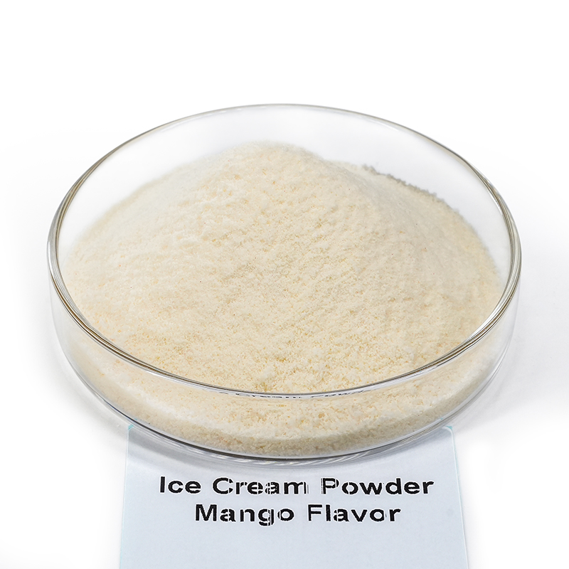 Polvo de helado de coco al por mayor sabor a plátano, sabor a cacao, sabor a leche, helado de mango, helado de sabor tropical, máquina de helado