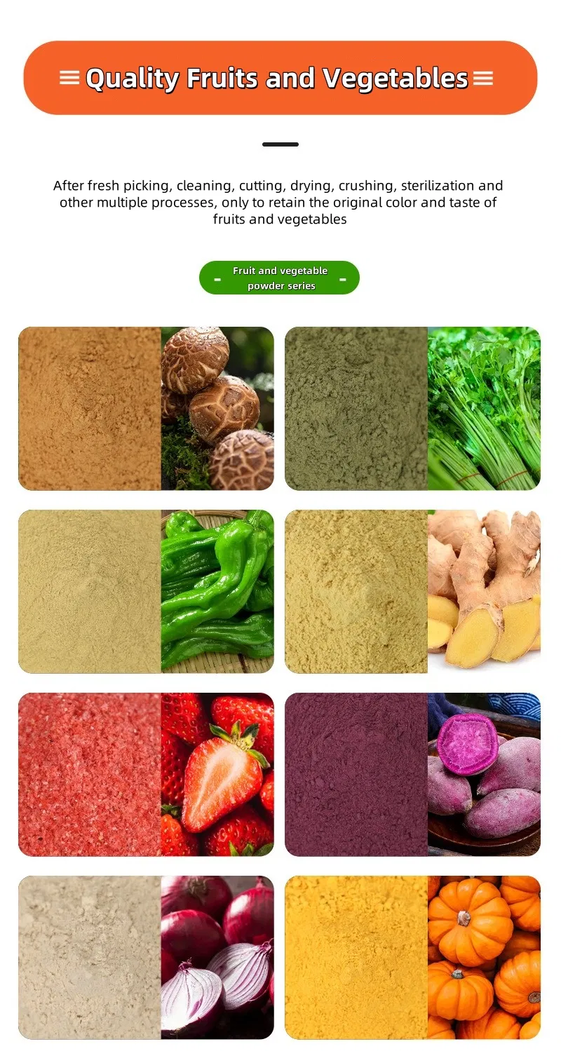 D016p Verduras Secas Polvo Natural de Cebolla Verde Deshidratada Polvo de Chalote
